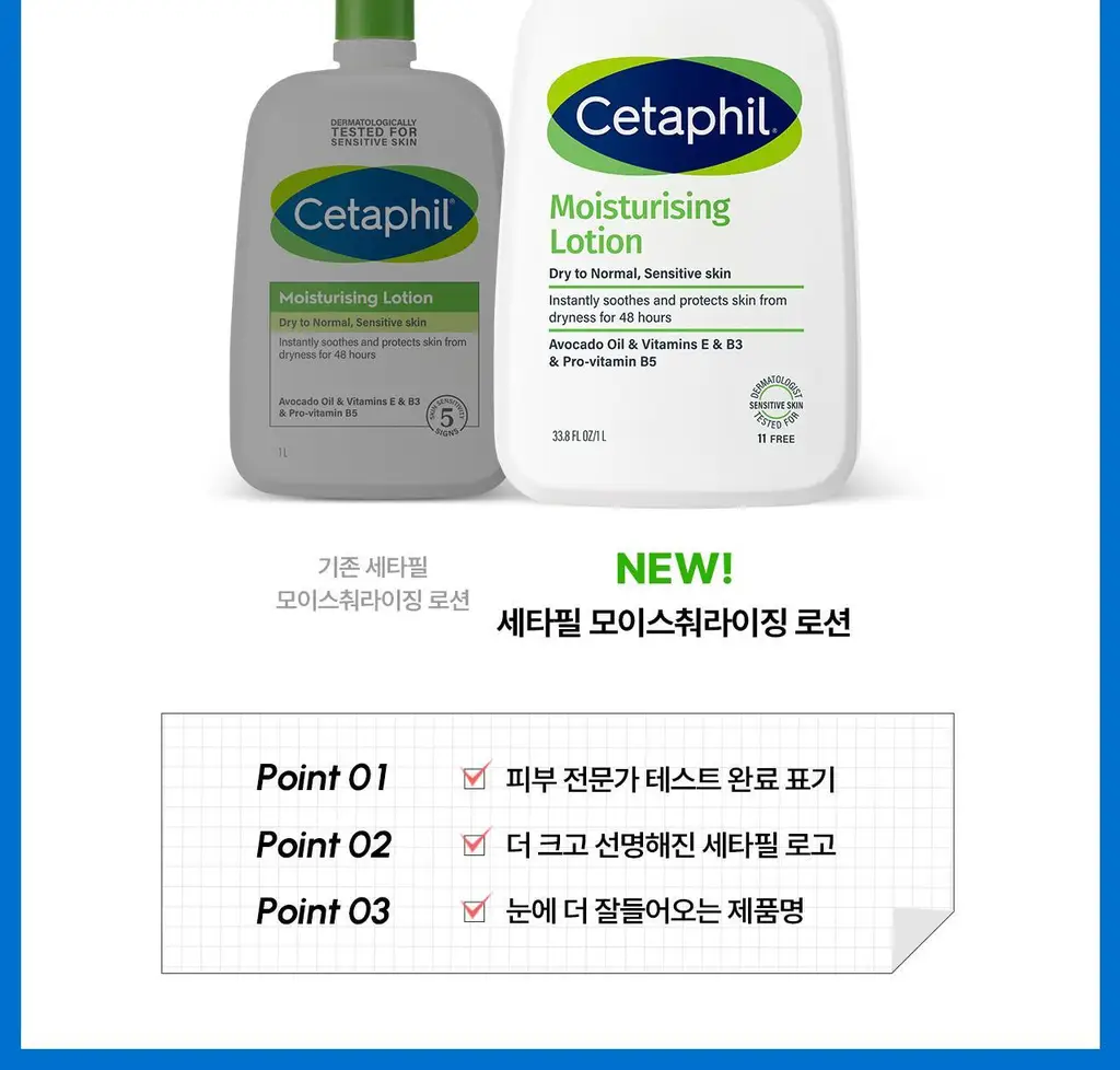 [어워즈수상/대용량] 세타필 모이스춰라이징 로션 1L 상세페이지 2